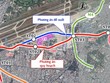 Phương án điều chỉnh hướng tuyến đi qua các nhà ga sân bay Tân Sơn Nhất - Ảnh: MAUR 