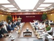 Ông Quản Minh Cường, Bí thư Tỉnh uỷ Quảng Ninh làm việc với ông Vikrom Kromadit, Chủ tịch Tập đoàn Amata và các đối tác, trao đổi định hướng mở rộng hợp tác đầu tư tại tỉnh Quảng Ninh.