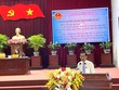 Giám đốc Sở Tài chính TP. Cần Thơ Lê Thanh Tâm trình bày dự thảo Nghị quyết về dự kiến kế hoạch đầu tư công TP. Cần Thơ năm 2027 tại kỳ họp. 