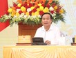 Thứ trưởng Bộ Nông nghiệp và Môi trường Võ Văn Hưng cung cấp thông tin cho báo chí. Ảnh: Đức Minh.