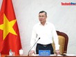 Bộ trưởng Bộ Tài chính Ngô Văn Tuấn phát biểu kết luận hội nghị giao ban.