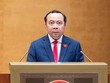 Bộ trưởng Khoa học và Công nghệ Vũ Hải Quân trình bày tờ trình. 