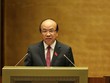 Chủ nhiệm Ủy ban Pháp luật và Tư pháp Phan Chí Hiếu trình bày báo cáo thẩm tra - Ảnh Đức Thanh. 