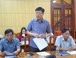Ông Đặng Đông Hà, Phó giám đốc Sở Văn hóa Thể thao và Du lịch tỉnh Quảng Trị báo cáo các nội dung liên quan. Ảnh: Tiến Nhất