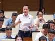 Đại biểu Trịnh Xuân An (Đồng Nai) phát biểu tại hội trường. 