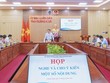 UBND tỉnh Quảng Ngãi tổ chức cuộc họp với các sở, ngành, địa phương và nhà đầu tư để cho ý kiến giải quyết vướng mắc một số dự án thủy điện trên địa bàn tỉnh.