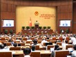 Phiên họp sáng 12/8 của Quốc hội - Ảnh: QH. 