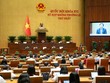 Quốc hội nghe Phó thủ tướng Hồ Quốc Dũng báo cáo tiếp thu, giải trình - Ảnh: QH. 