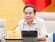 Chủ tịch Quốc hội Trần Thanh Mẫn phát biểu tại phiên họp - Ảnh: QH. 