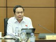 Chủ tịch Quốc hội Trần Thanh Mẫn phát biểu tại tổ - Ảnh: Quang Phúc. 