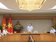 Phó Thủ tướng Chính phủ Lê Tiến Châu chủ trì họp về tình hình triển khai thực hiện tổng rà soát hệ thống văn bản quy phạm pháp luật - Ảnh: chinhphu.vn