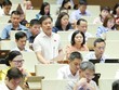 Đại biểu Nguyễn Khánh Vũ phát biểu - Ảnh: Quang Phúc.
