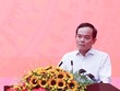 Theo Bí thư Thành ủy TP.HCM Trần Lưu Quang, Luật Phát triển đô thị được xây dựng theo tinh thần phân cấp, phân quyền mạnh mẽ, theo phương châm “địa phương quyết, địa phương làm, địa phương chịu trách nhiệm”. Ảnh: Lê Toàn. 