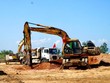 Thi công Dự án cao tốc Quy Nhơn - Pleiku. (ảnh: VGP).