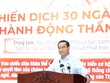 Phó Bí thư Thành ủy, Chủ tịch UBND TP.HCM Nguyễn Văn Được đã quán triệt các nội dung chỉ thị của Ban Thường vụ Thành ủy, kế hoạch thực hiện của UBND TP.HCM và thực hiện đợt thi đua cao điểm để thực hiện Luật Phát triển đô thị. Ảnh: TT 