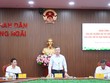 Bộ trưởng Ngô Văn Tuấn phát biểu tại buổi làm việc.