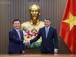Thủ tướng Lê Minh Hưng tiếp Tổng Giám đốc điều hành Samsung điện tử Roh Tae Moon. Ảnh: chinhphu.vn