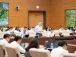 Bộ trưởng Bộ Tài chính Ngô Văn Tuấn báo cáo tại phiên họp - Ảnh: QH. 