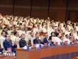 Tổng Bí thư, Chủ tịch nước Tô Lâm và các đại biểu tham dự hội nghị tại phòng họp Diên Hồng, Nhà Quốc hội, Hà Nội. (Ảnh: Thống Nhất/TTXVN)