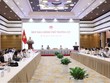 Bộ trưởng, Chủ nhiệm Văn phòng Chính phủ Đặng Xuân Phong, Người phát ngôn của Chính phủ, chủ trì họp báo Chính phủ thường kỳ tháng 8/2026. Ảnh: Đức Minh.