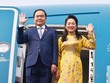 Chủ tịch Quốc hội và Phu nhân. Ảnh: TTXVN.