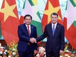 Thủ tướng Chính phủ Lê Minh Hưng hội kiến Tổng thống Myanmar Min Aung Hlaing.