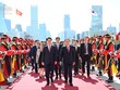 Chủ tịch Quốc hội Hàn Quốc Cho Jeong Sik đón Chủ tịch Quốc hội Trần Thanh Mẫn.