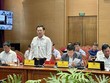 Ông Trần Cang, Giám đốc Sở Tài chính tỉnh Gia Lai giải trình các nguyên nhân ảnh hưởng đến tiến độ giải ngân vốn đầu tư công. Ảnh: Ngọc Minh. 