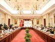 Toàn cảnh cuộc họp báo .