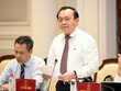 Thứ trưởng Bộ Tài chính Lê Tấn Cận giới thiệu nội dung của Luật. Ảnh: Như Ý . 