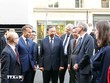 Tổng Bí thư, Chủ tịch nước Tô Lâm và Tổng thống Cộng hòa Pháp Emmanuel Macron gặp các đại biểu. Ảnh: Thống Nhất/TTXVN.