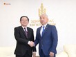 Phó Thủ tướng Chính phủ Hồ Quốc Dũng làm việc với Phó Thủ tướng Thường trực, Bộ trưởng Kinh tế và Phát triển Mông Cổ Jadamba Enkhbayar