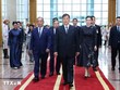 Nhà vua Thái Lan Maha Vajiralongkorn Phra Vajiraklaochaoyuhua và Hoàng hậu đến Hà Nội, bắt đầu thăm cấp Nhà nước tới Việt Nam. (Ảnh: Văn Điệp/TTXVN)