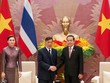 Chủ tịch Quốc hội Trần Thanh Mẫn hội kiến Nhà vua Thái Lan Maha Vajiralongkorn Phra Vajiraklaochaoyuhua và Hoàng hậu.