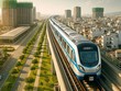 Phối cảnh tuyến metro Thủ Dầu Một - TP.HCM đoạn đi trên cao 