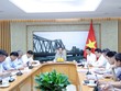 Phó Thủ tướng Hồ Quốc Dũng chủ trì cuộc họp với các bộ, cơ quan liên quan và UBND TP. Hải Phòng về tháo gỡ khó khăn, vướng mắc của Công ty Cổ phần đóng tàu Thái Bình Dương - Ảnh: chinhphu.vn