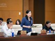 Chủ nhiệm Ủy ban Khoa học, công nghệ và môi trường Nguyễn Thanh Hải trình bày báo cáo thẩm tra - Ảnh: QH. 