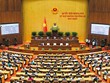 Một phiên họp toàn thể tại Kỳ họp không thường lệ thứ nhất của Quốc hội. Ảnh: Q.H