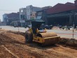 Thi công nền đường tại Dự án cải tạo, mở rộng Quốc lộ 2.