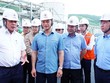 Lãnh đạo tỉnh Quảng Trị và lãnh đạo Tập đoàn EVN kiểm tra thực địa dự án Trung tâm Nhiệt điện Quảng Trạch. Ảnh: Mỹ Hạnh - Trường Nhật