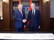 Tổng Bí thư, Chủ tịch nước Tô Lâm và Thủ tướng Canada Mark Carney. (Ảnh: TTXVN). 