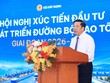Bộ trưởng Bộ Xây dựng Trần Hồng Minh phát biểu tại Hội nghị xúc tiến đầu tư. 