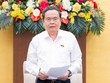 Chủ tịch Quốc hội Trần Thanh Mẫn phát biểu bế mạc - Ảnh: QH. 