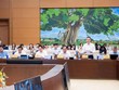 Thứ trưởng Bộ Nông nghiệp và Môi trường Đặng Ngọc Điệp trình bày tờ trình - Ảnh: QH.