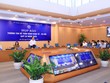 Quang cảnh họp báo.