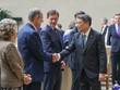 Thủ tướng Chính phủ Lê Minh Hưng tiếp Đại sứ, Trưởng Phái đoàn EU Julien Guerrier và các Đại sứ, Đại biện các nước thành viên EU tại Hà Nội - Ảnh: chinhphu.vn/Nhật Bắc