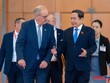 Chủ tịch Quốc hội Trần Thanh Mẫn hội kiến Tổng thống Thụy Sĩ.