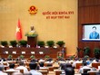 Quốc hội nghe tờ trình dự án luật - Ảnh: QH.. 