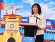 Bà Phan Thị Thắng - Thứ trưởng Bộ Công Thương phát biểu. (Ảnh: Trần Hậu)