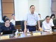 Đại biểu Nguyễn Đình Xuân phát biểu tại tổ. 